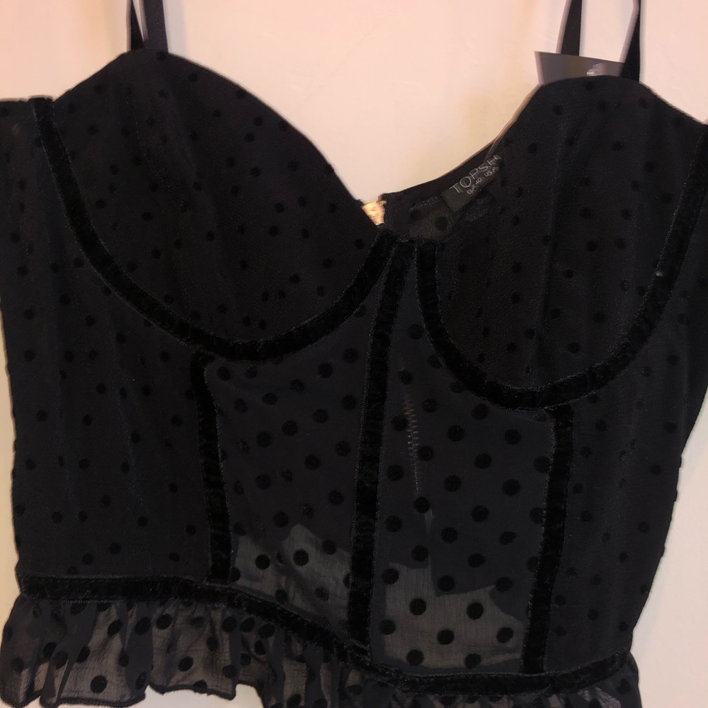 BABYDOLL STYLE TOP/ TOPSHOP - Picture 2 of 4